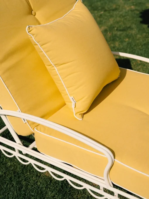 The Al Fresco Sun Lounger Cushion - Rivie Mimosa