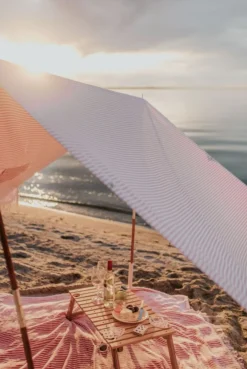 The Beach Blanket - Lauren'S Pink Stripe
