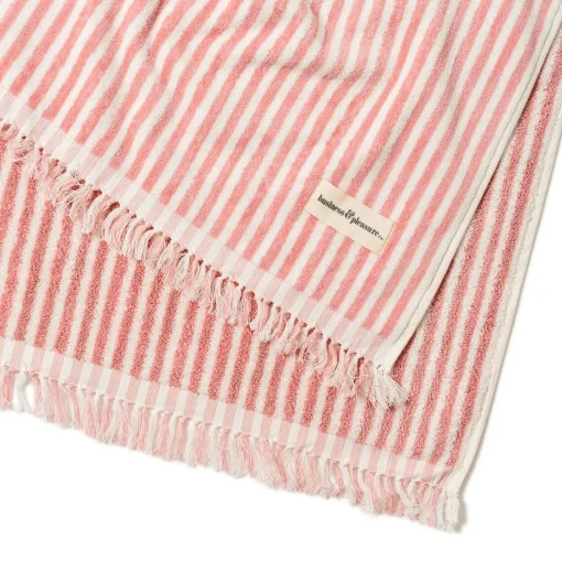 The Beach Blanket - Lauren'S Pink Stripe