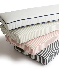 The Bench Pillow - Lauren'S Pink Stripe