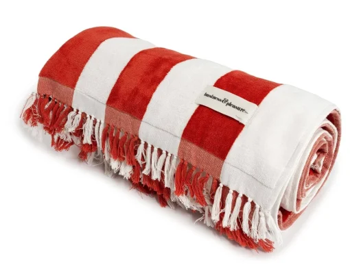 The Holiday Beach Blanket - Le Sirenuse Capri Stripe